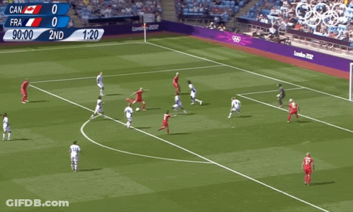 Canada Vs France Olympic Soccer 2012 GIF