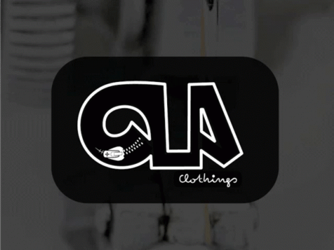 Canadian Fashion Design Ola Clothing Animated Logo GIF