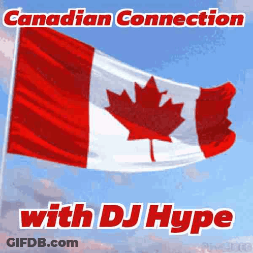 Canadian Flag Waving In Wind GIF