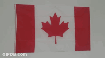 Canadian Flag With Maple Leaf GIF