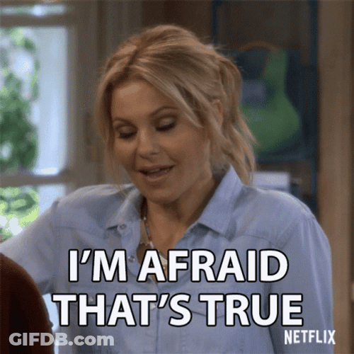 Candace Cameron Bure I'm Afraid That It's True GIF