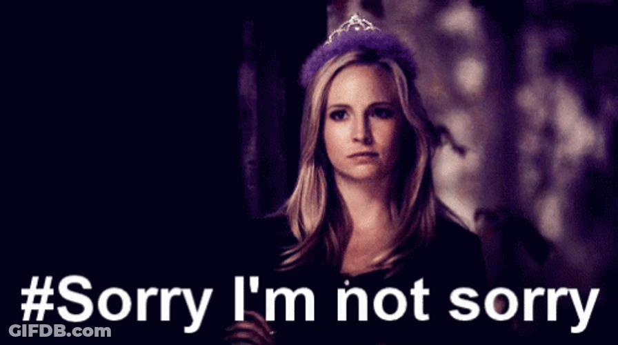 Candice King Sorry Not Sorry GIF