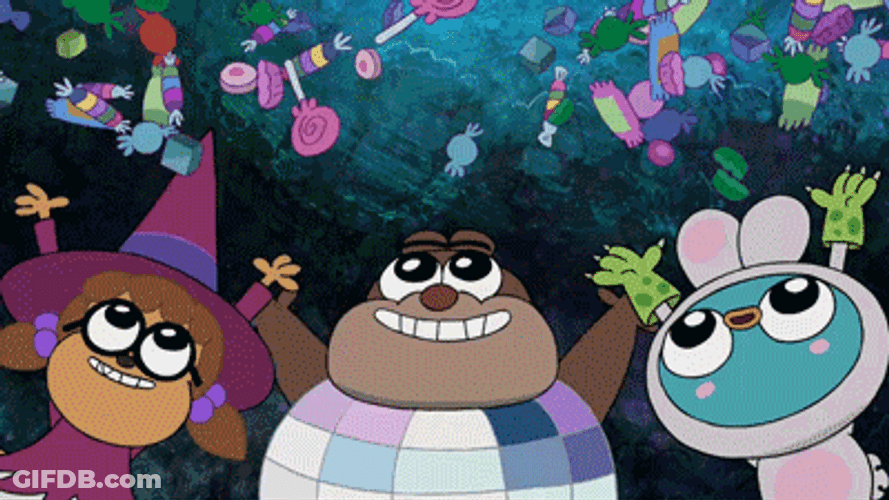 Candies Rain GIF