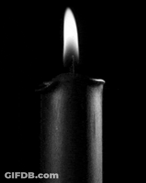 Candle Black And White GIF