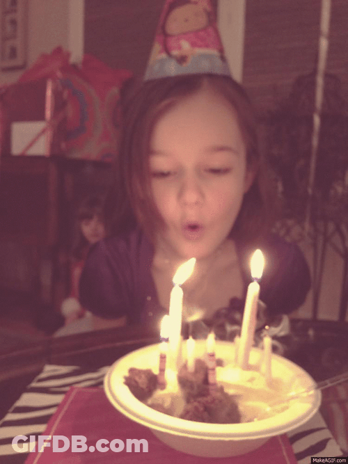 Candle Blow Happy Birthday GIF