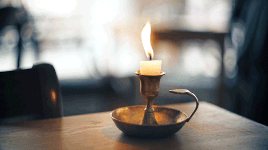 Candle Burning Holder GIF