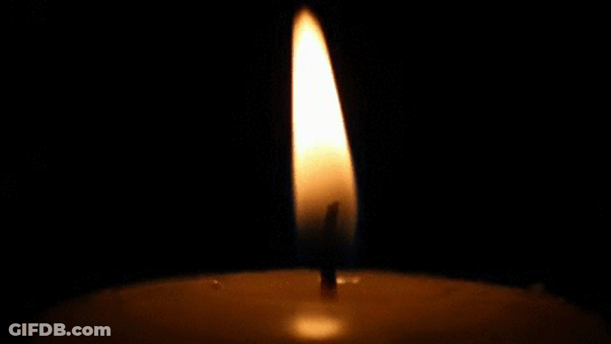 Candle Light At Dark GIF