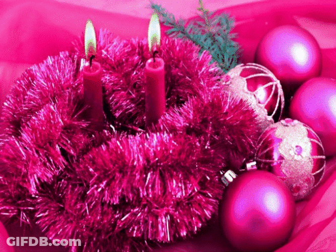 Candle Light Christmas Light GIF