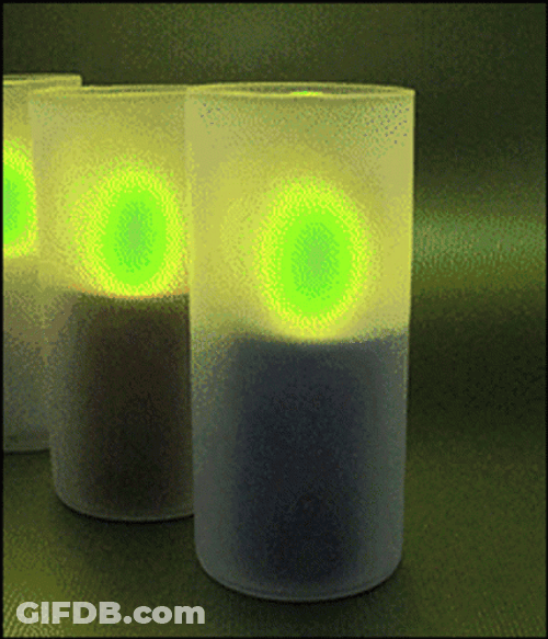 Candle Light Flashing Colors GIF