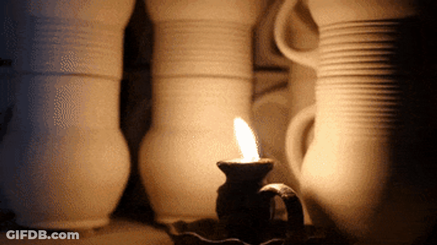 Candle Light Pots GIF