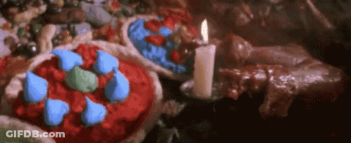 Candle Sitting Next To Pies GIF