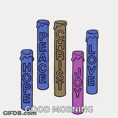 Candles Peace Hope Christ Love Joy GIF