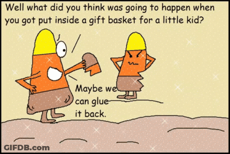 Candy Corn Comic GIF