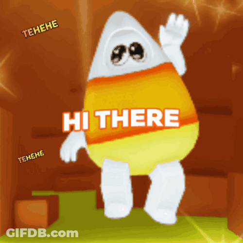 Candy Corn Hi There GIF
