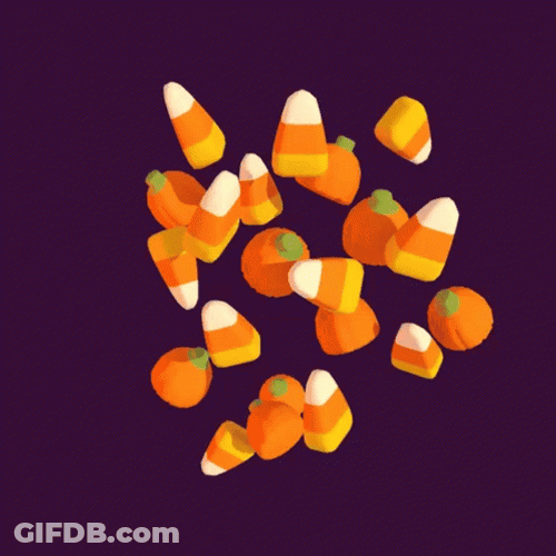 Candy Corn Moving 3D GIF