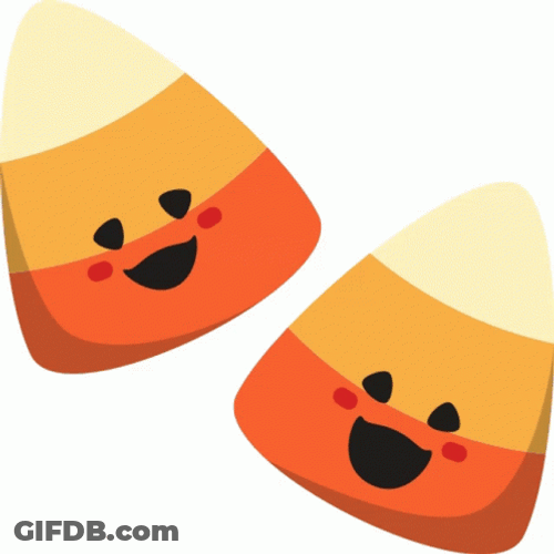 Candy Corn Smile GIF