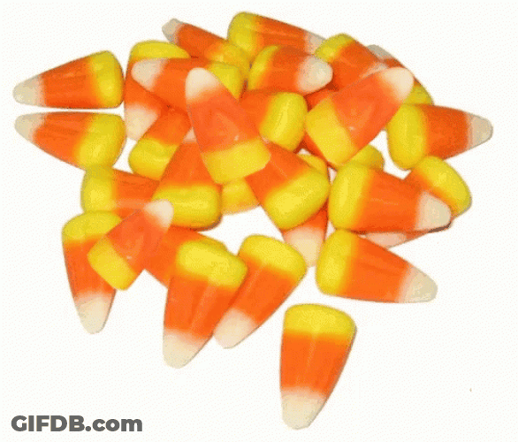 Candy Corn With Face GIF
