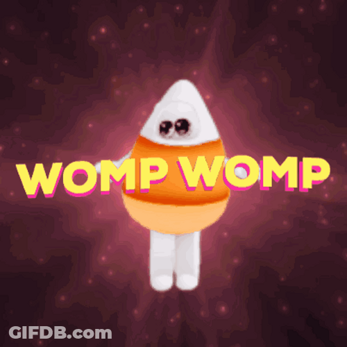 Candy Corn Womp Womp GIF