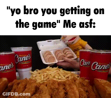 Cane's Soda Can Next To Fried Food Tray GIF