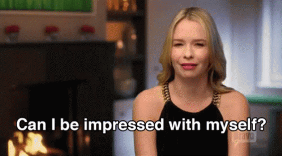 CanI Be Impressed With Myself Narcissist Meme GIF