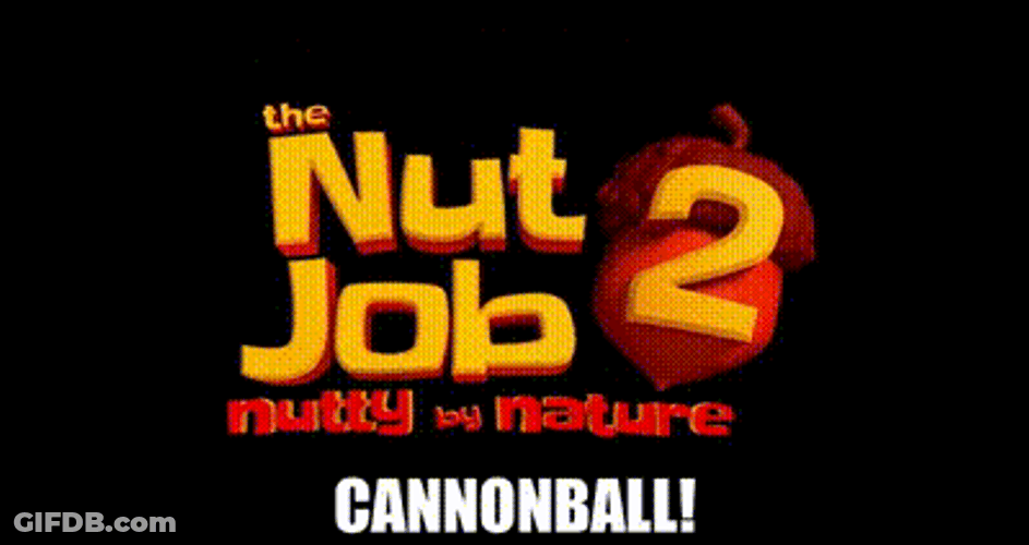 Cannonball Nut Job Ice Age GIF