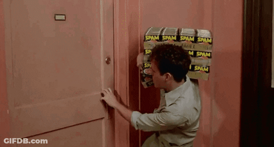 Cans Of Spam Delivery GIF