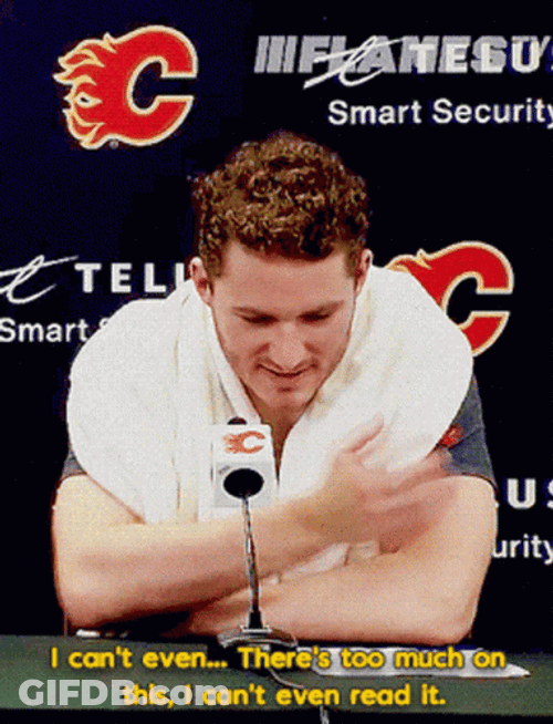 Cant Even Read This Matthew Tkachuk GIF
