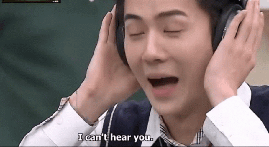 Cant Hear You EXO Sehun Oh GIF