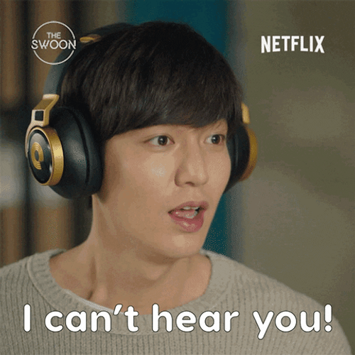 Cant Hear You Lee Minho GIF