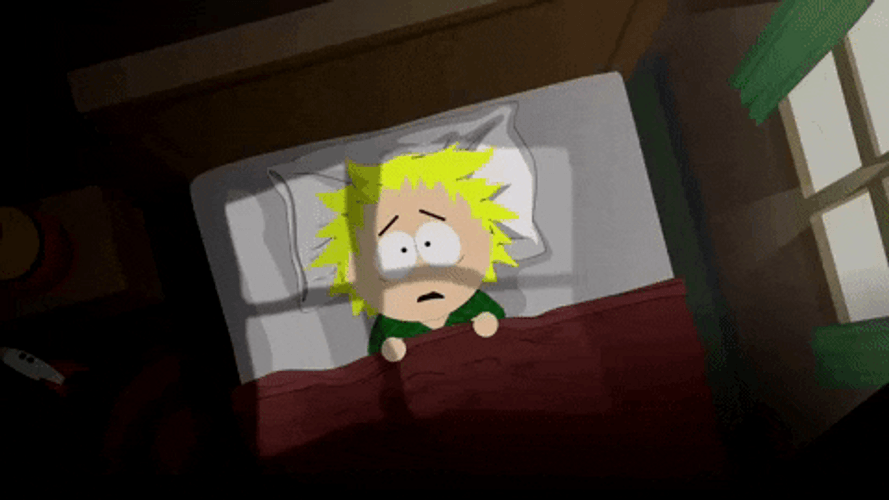 Cant Sleep Scared Wide Awake GIF