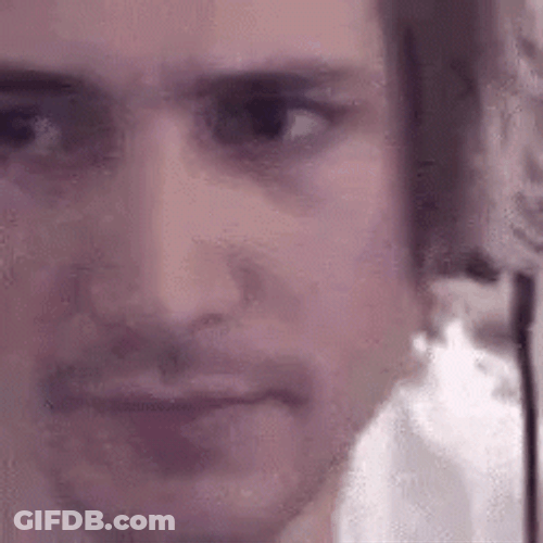 Cant Stop Eye Brow Raise GIF