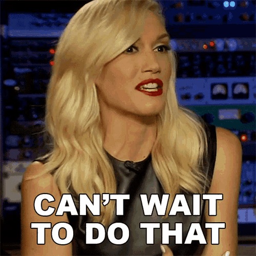 Cant Wait To Do That Gwen Stefani GIF