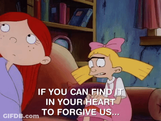 Cant We All Just Get Along Helga Pataki GIF