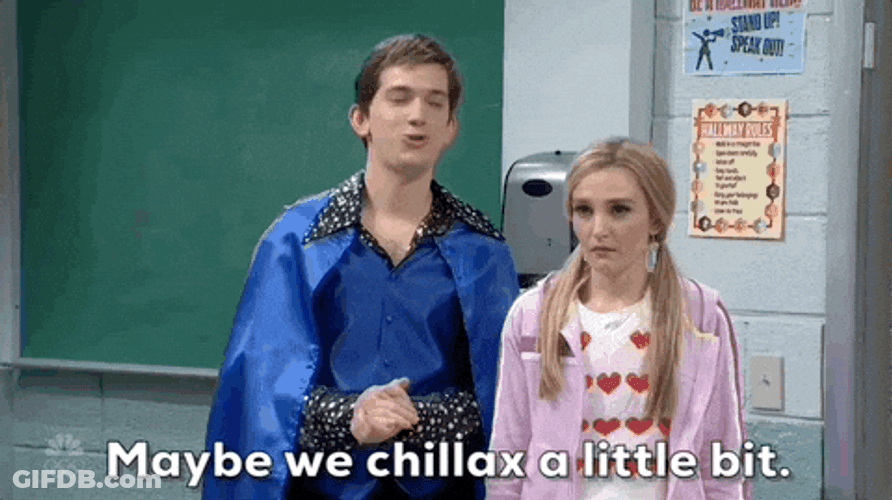 Cant We All Just Get Along Man Woman GIF
