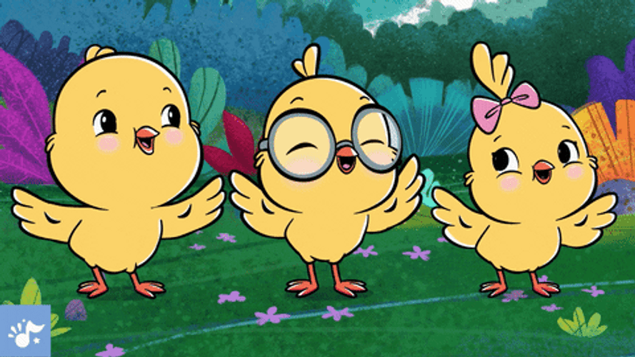 Canticos Little Chickies Chicken Dance GIF