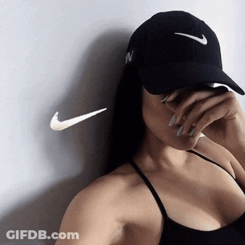 Cap Black Nike Cool Girl GIF
