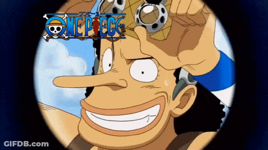 Cap Eyecatcher Usopp One Piece GIF