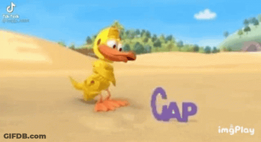 Cap Word World Duck Beach GIF