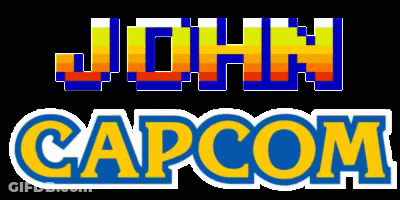 Capcom Logo On Dark Background GIF