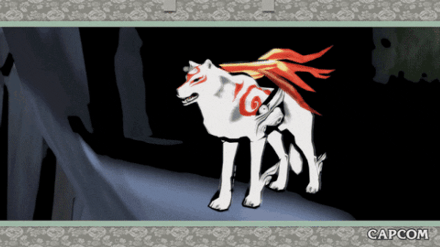 Capcom Video Game Okami Amaterasu Fear Heights GIF