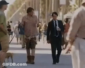 Caped Boy With Glasses Getting Haircut At Barber Shop GIF