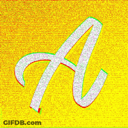 Capital Letter A With Different Color Backgrounds GIF