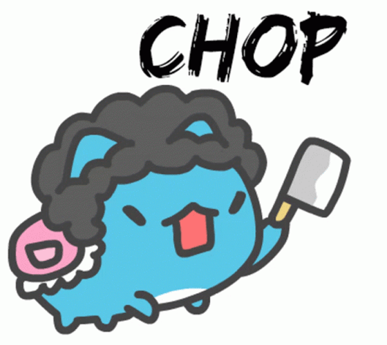 Capoo Bugcat Chop GIF