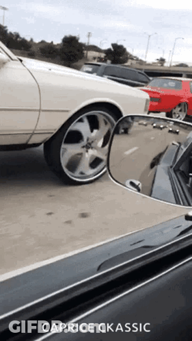 Caprice Classic Driving Down Highway GIF