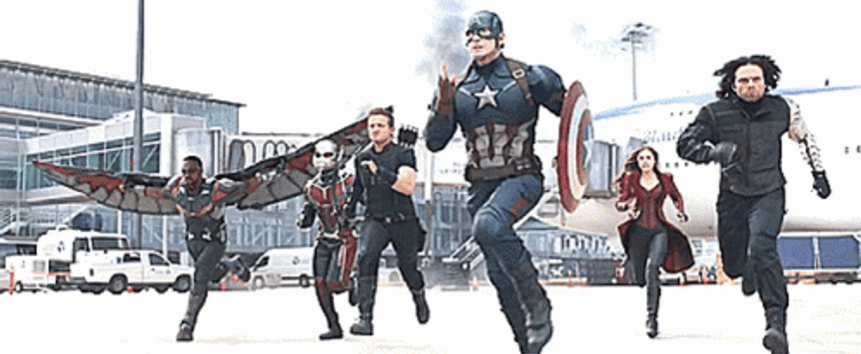 Captain America Angers Fight Scene GIF