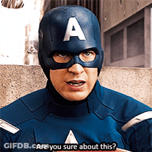 Captain America Are You Sure About That GIF