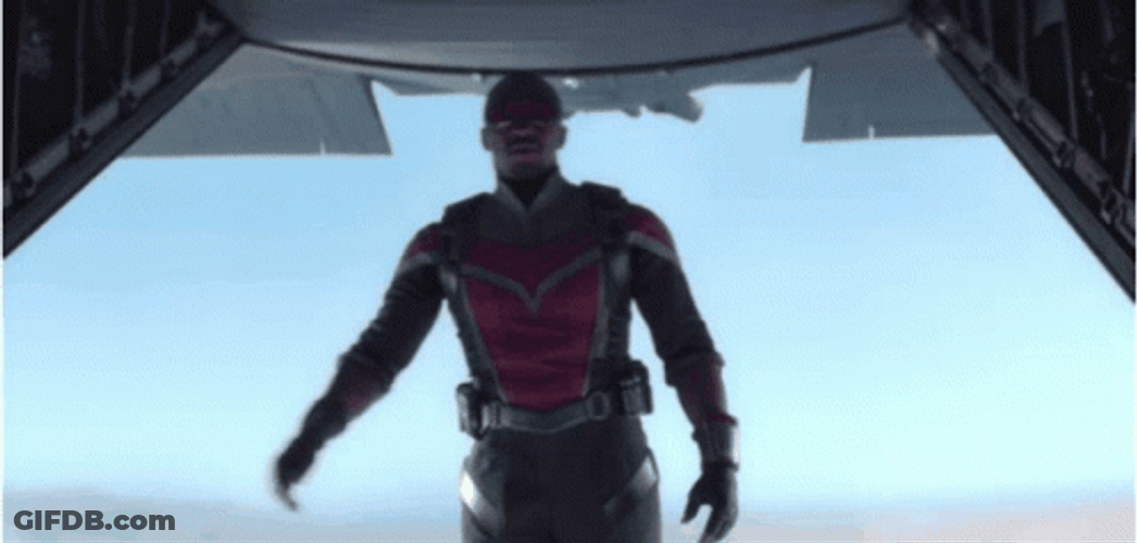 Captain America Fall Out GIF