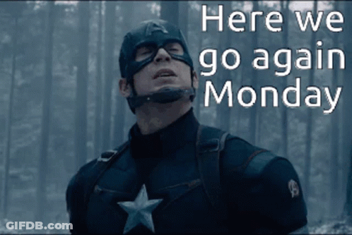 Captain America Here We Go Again GIF