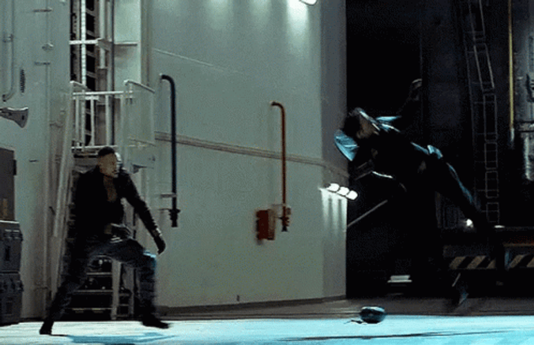 Captain America High Back Kick GIF