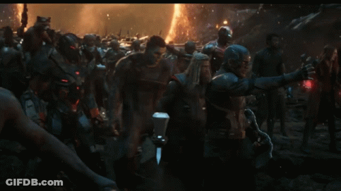 Captain America Holding Hammer GIF
